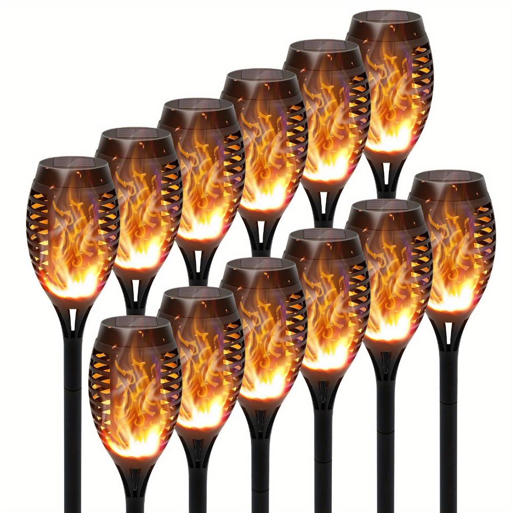 4/6/8/12 Уличные солнечные фонари с миганием, водонепроницаемые светодиодные фонари для садов, кемпинга, вечеринок, садов, Хэллоуина, автоматическое включение