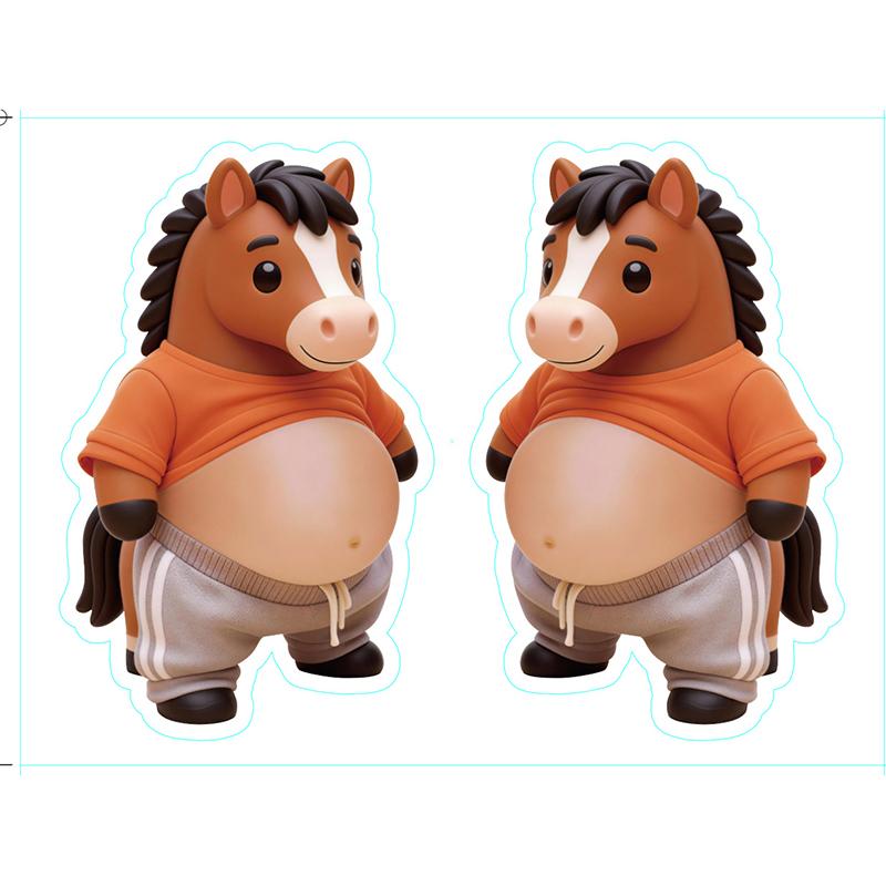 2Pcs 3D Belly Pinching Stickers Creative Cartoon Anti-Collision Car Decoration Stickers Pp Butt Sticker Shiba Inu Dog Decoration