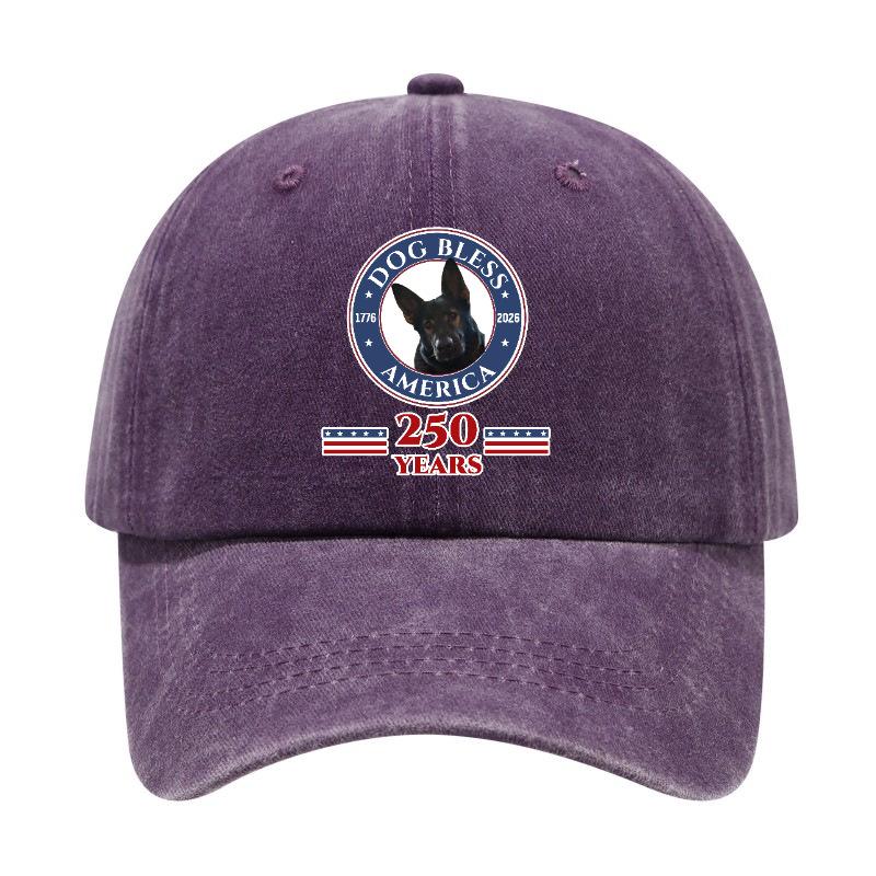 Popular retro anniversary print washed old soft top sunshade baseball cap unisex hat
