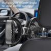 Автомобильный вентилятор ABS с двумя головками и гибким вариантом крепления, регулируемым направлением для мощного охлаждения, улучшенной циркуляцией воздуха