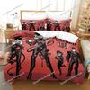 3D Printed Anime Helltaker Bedding Set Boys Girls Twin Queen Size Duvet Cover Pillowcase Bed Kids Adult Home Textileextile741