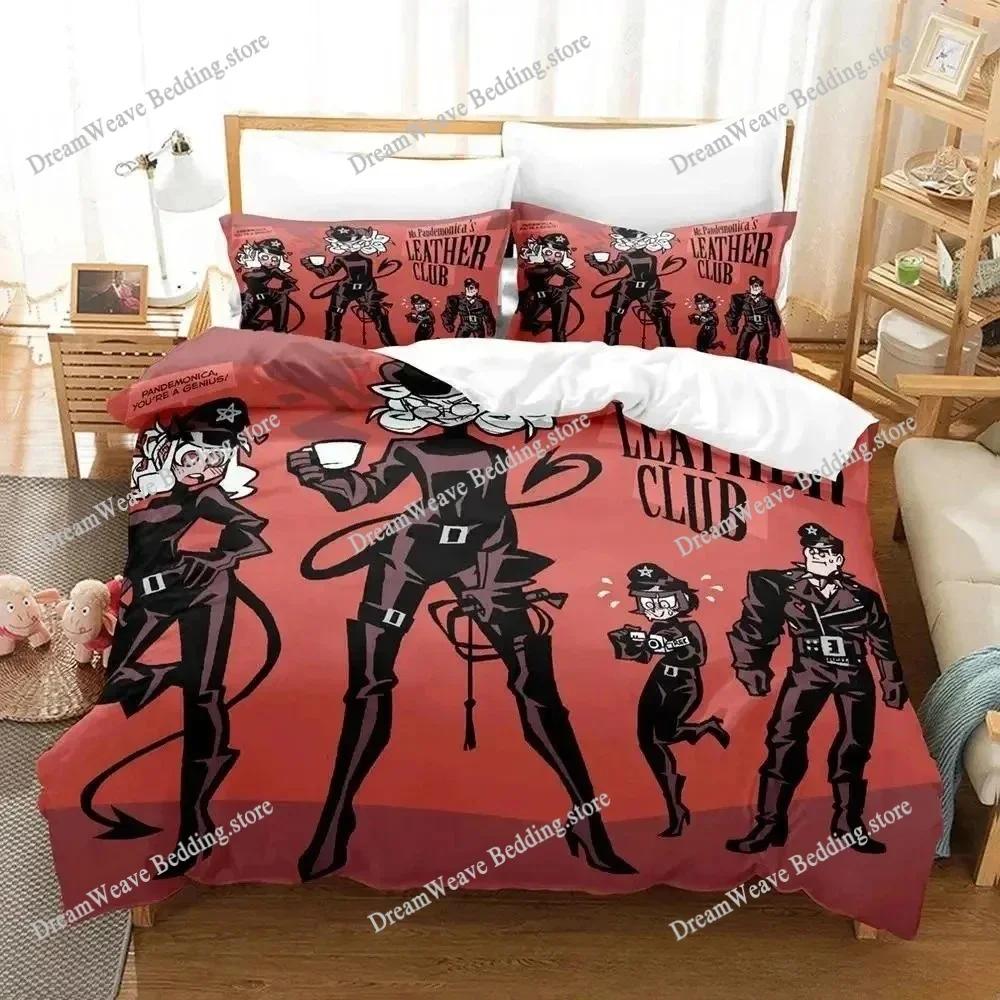 3D Printed Anime Helltaker Bedding Set Boys Girls Twin Queen Size Duvet Cover Pillowcase Bed Kids Adult Home Textileextile741