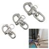 Snap Shackle 316 Stainless Steel Swivel Shackle Sailing Halyards Quick Release Snap Hook Boat Shackles Sailboat Hardware