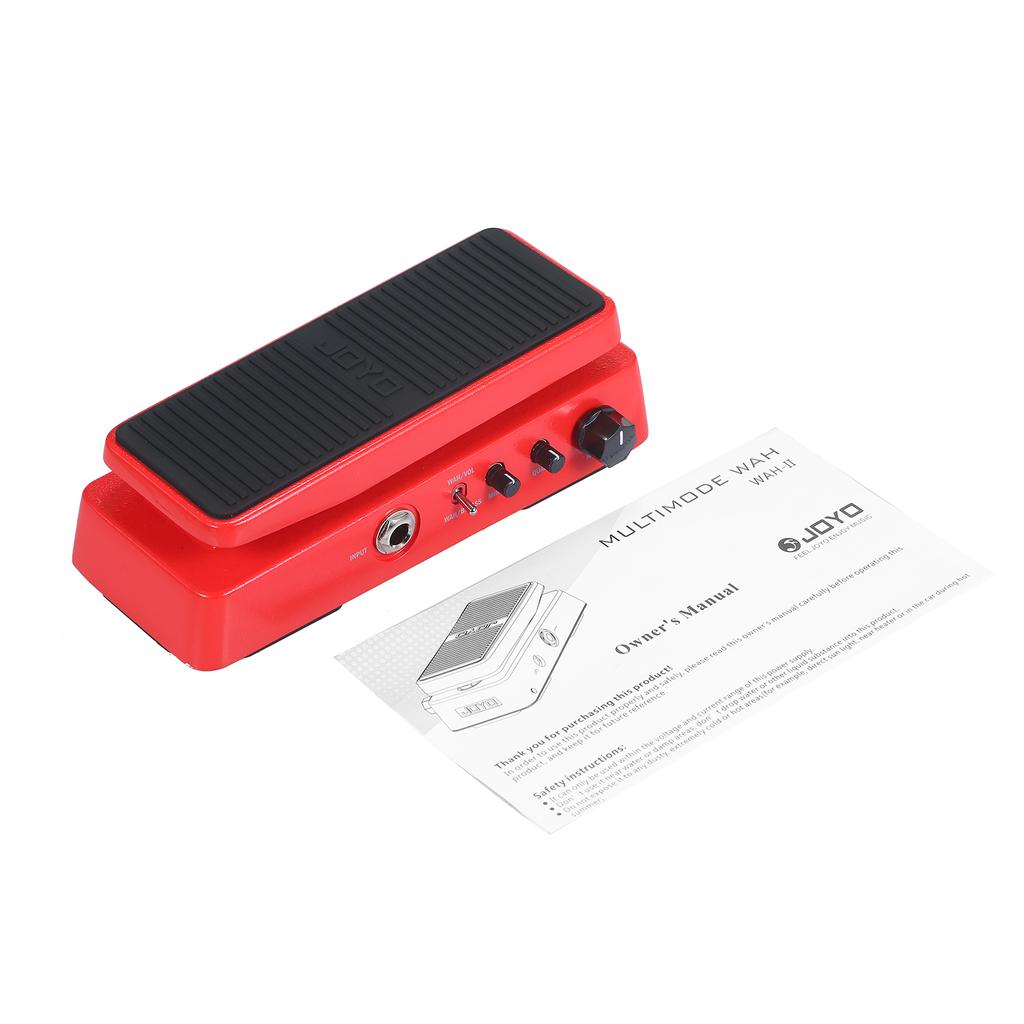 JOYO 2-в-1 педаль эффектов для электрогитары с регулируемыми тонами и громкостью, педаль вау-вау для