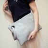 Vintage Day Clutch For Women Solid Color PU Leather Handbags Female Phone Purse Fashion Wristlet Bags
