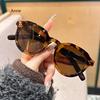 New Oval Sunglasses Women Fashion Clear Candy Color Shades UV400 Retro Rivets Men Punk Trending Sun Glasses Anti Blue Light