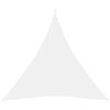 VidaXL Sun Sail Oxford Fabric Triangular 3.6x3.6x3.6 M White 135281