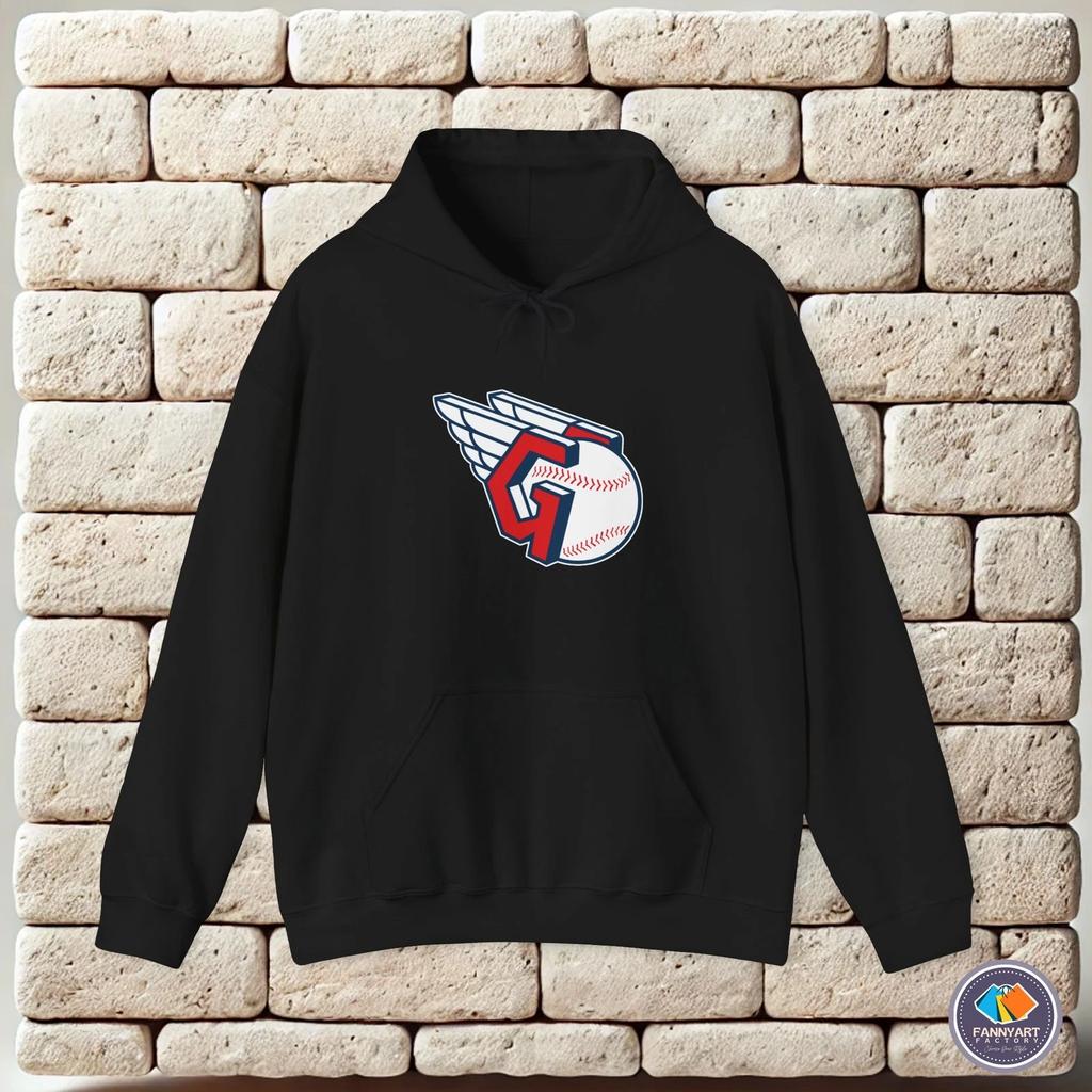 hoodie-Casual Pullover Sweatshirt Cleveland Guardians Baseball Club