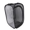Outdoor Mesh Plant Enclosure Black Collapsible Mesh Cage for Plant Greenhouses Observation Rooms
