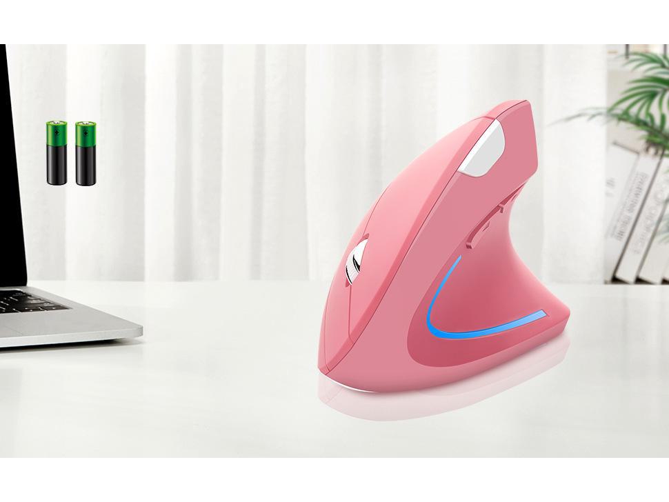 Эргономичная вертикальная беспроводная оптическая мышь - 2.4G