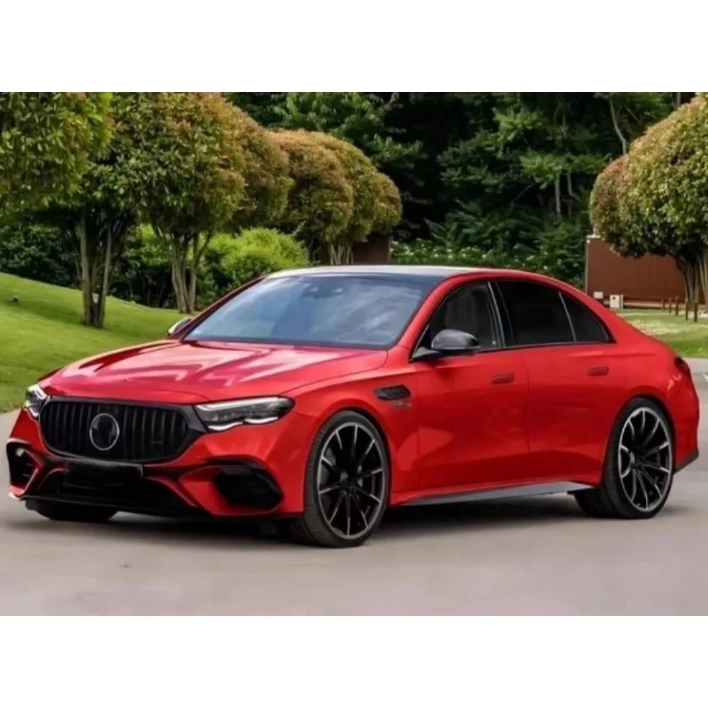 2024+ Mercedes E-Class W214 GT Модифицированная передняя решетка радиатора с вертикальными планками ABS