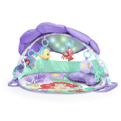 Bright Starts Disney Light & Musical Activity Gym Little Mermaid [0 месяцев~] Play Gym Music Light Обучающая игрушка для игр в помещении Sea 12534