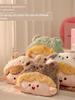 Plush Cute Hand Warmer Electric Hot Water Bottle Rechargeable Genuine Explosion-Proof Hot Water Bag for Warming Baby's Belly and Use in Bed