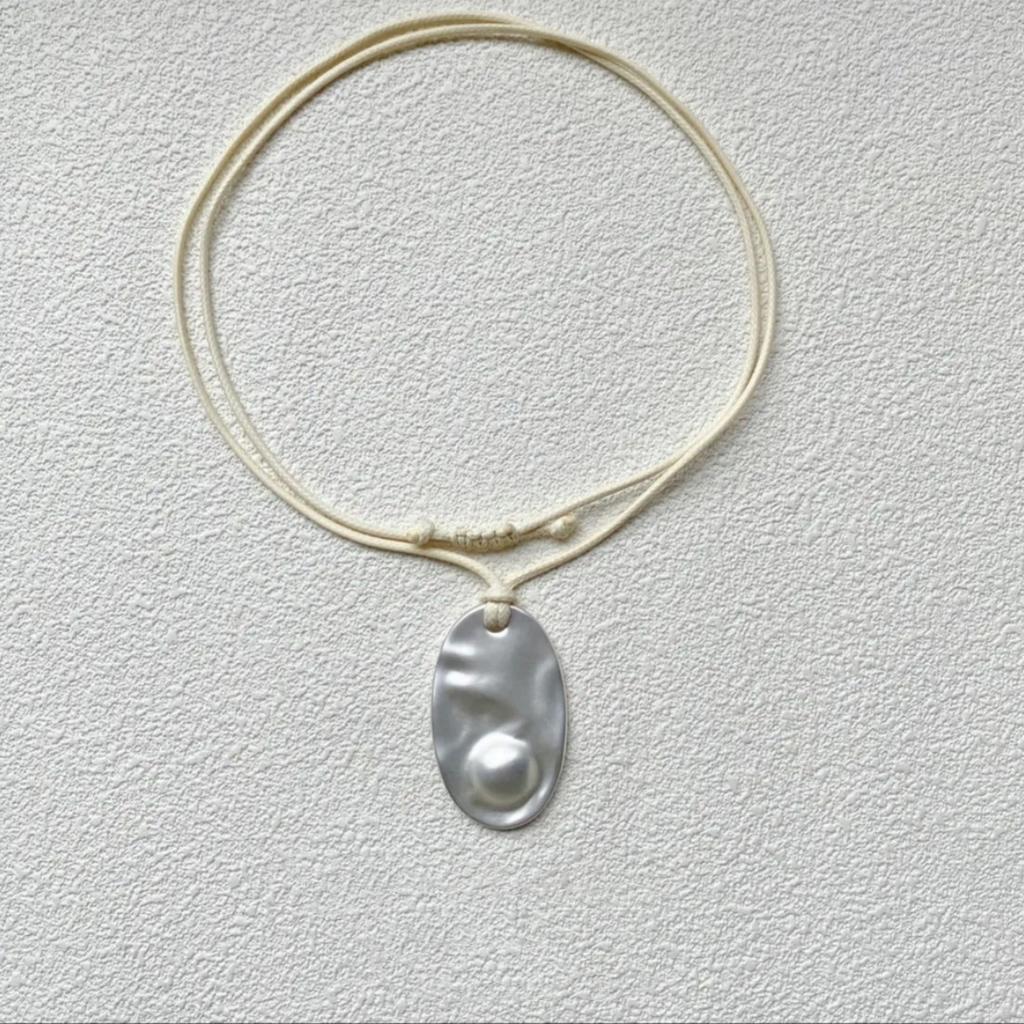 Мода Ol Должен Войти Веревка Стяжка Воск Регулируемая Длина Посеребренный Платиновый Кулон Цепочка Для Свитера Персонализированное Модное Ожерелье Женское