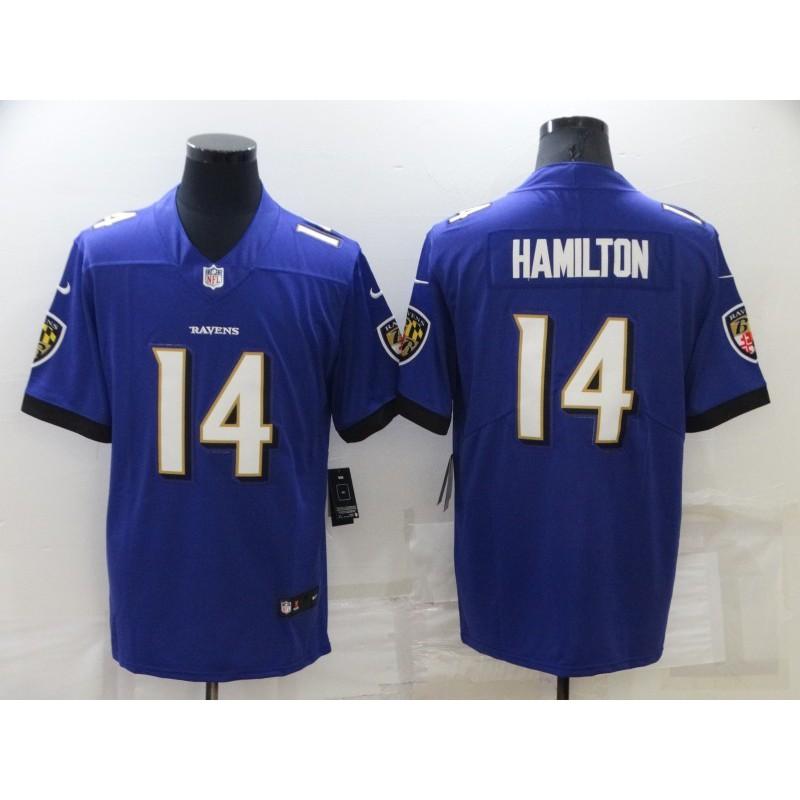 Baltimore Ravens NFL Embroidered Football Jersey Men Fan Wear Official Style Cotton Blend