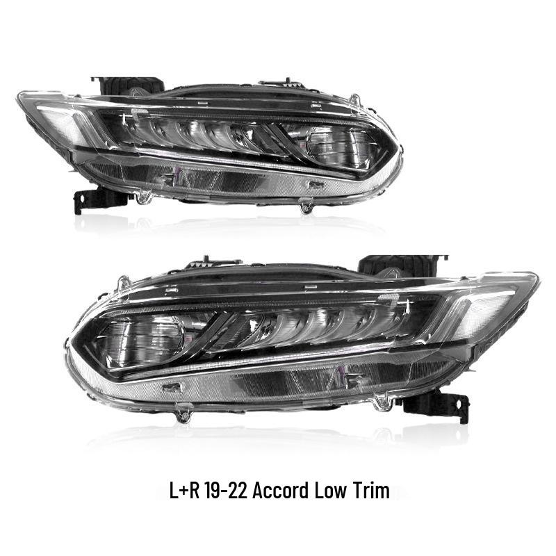 Световой блок фар Honda Accord 19-22 Десятое поколение Низкая/Высокая комплектация Оригинальный передний фонарь