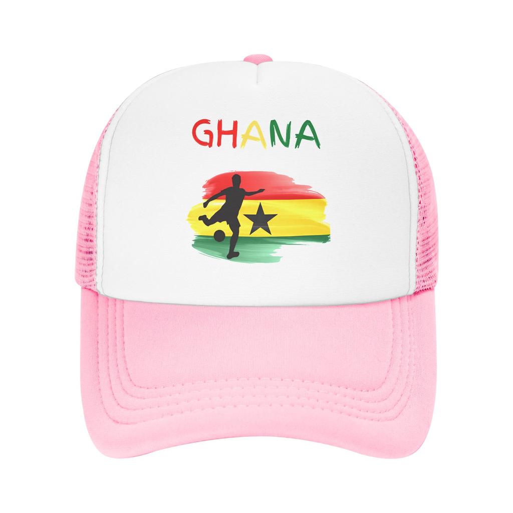 Summer Mesh Sun Hats Ghana National Soccer Team Summer Baseball Cap Vintage Trucker Hat FeUnisex Unisex Wholesale Snapback Cap