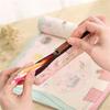 Stationery Cosmetic Bag for Girl Fabric Floral Flower Pencil Case Pen Bags Pencil Bag Zipper Pouch