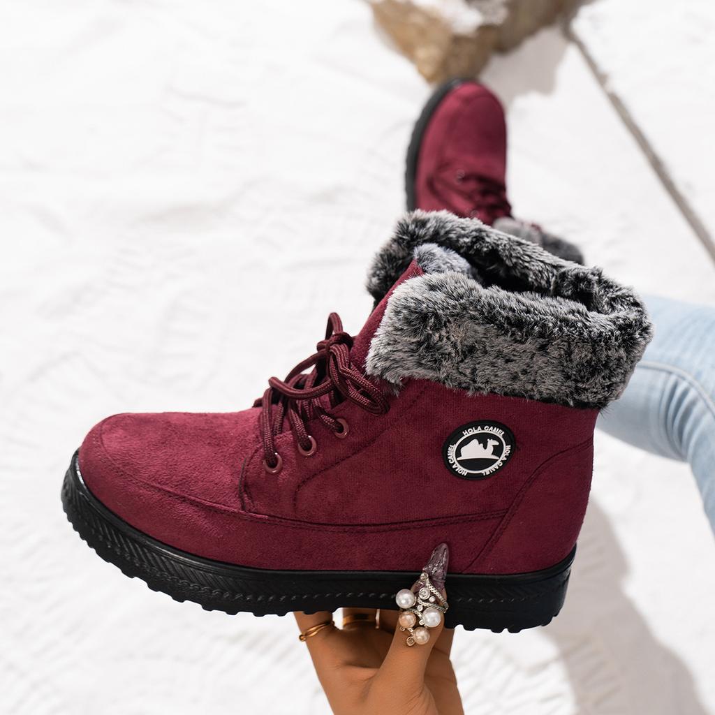 Women's Shoes, Cotton Shoes, Snow Boots, Women's Boots, Fleece and Thickened, Cold-proof Shoes, Warm Shoes, Long Boots