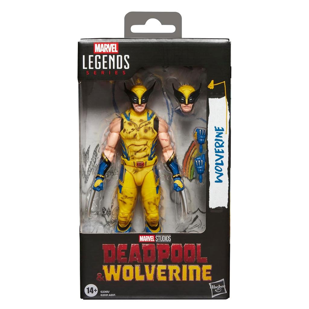 Hasbro MARVEL Legends Серия Росомаха Студия Дэдпул (Костюм с боевыми повреждениями) Коллекция 15 см Фигурка G2365 Оригинальный продукт