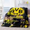 Borussia Dortmund Personalized Name Blanket Cozy Personalized Blanket Comfortable Great for Nap Office Bed Bedding Four Seasons Universal