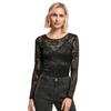 Urban Classics Womens/Ladies Lace Long-Sleeved Bodysuit