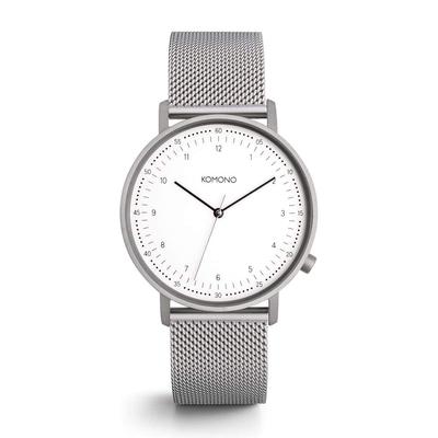 Komono Watch Unisex Lewis Silver Mesh [KOMONO] Мужские / [LEWIS] KOM-W4060 [Авторизованный дилер]