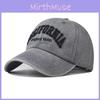 Design Vintage Letter Embroidery Neutral Casual Sun Shading Baseball Cap