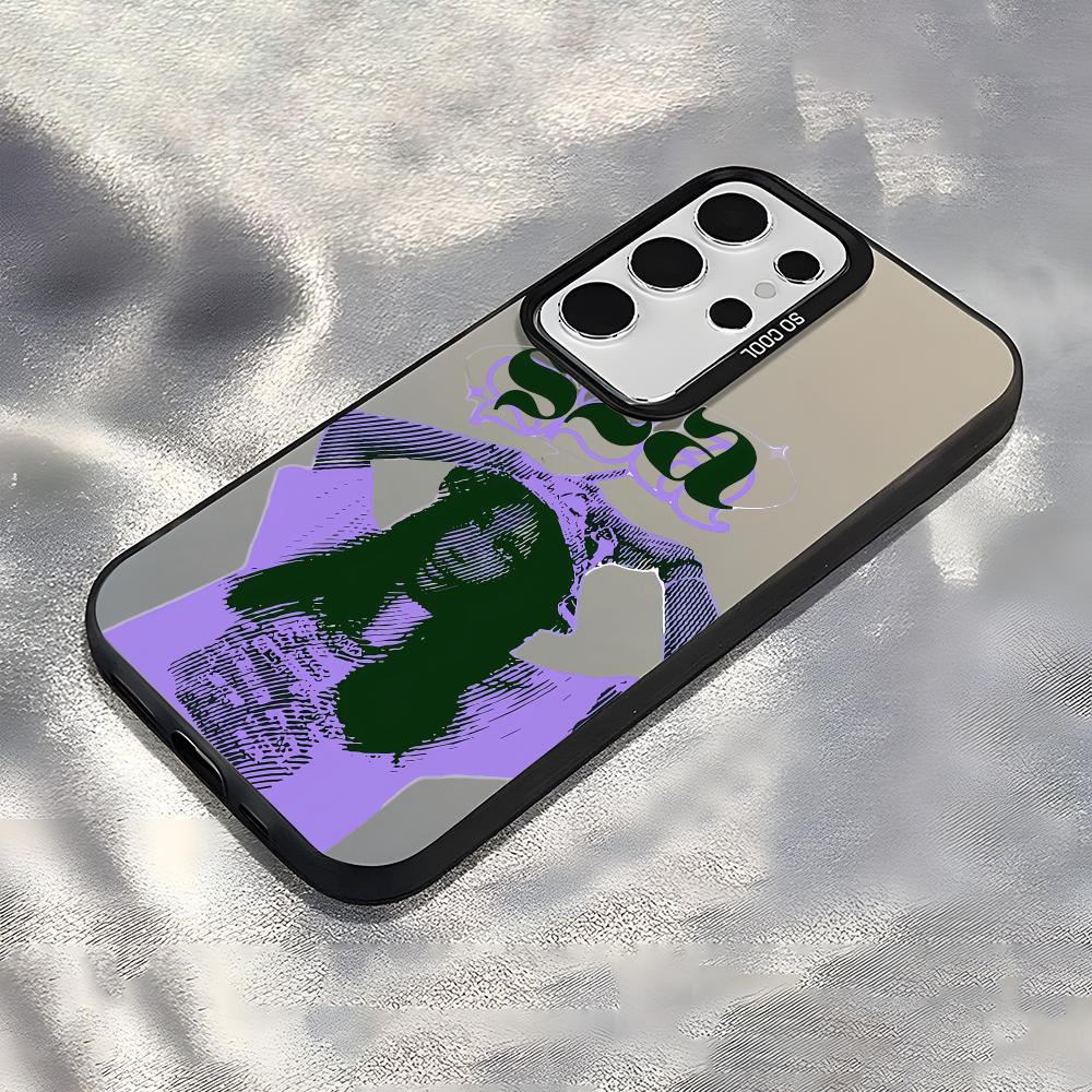 Чехол для телефона Saturn Singer S-SZA для Samsung Galaxy S25 Edge S24 S23 S22 S21 S20 Ultra Фунда Силиконовый Серебряный Чехол