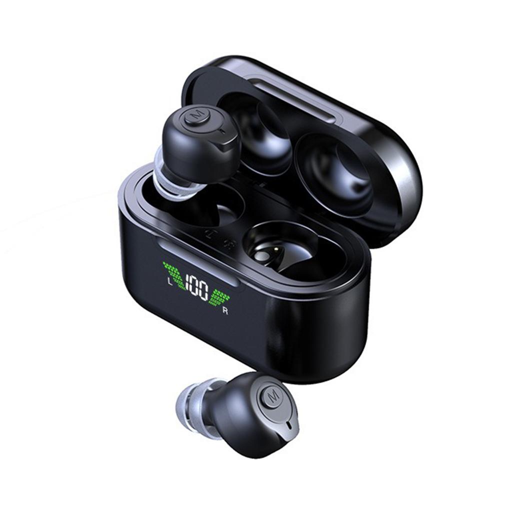 2in1 InEar BT Wireless Earbuds Hearing Aid with Charging Case Rechargeable Earphones and Hearing