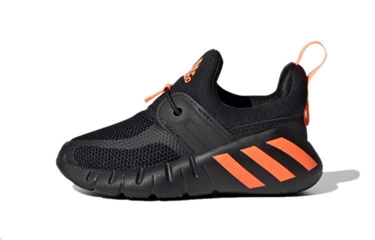 adidas Rapidazen I Дышащие Низкие Детские Кроссовки Черно-Оранжевые Для Младенцев и Малышей FX2699