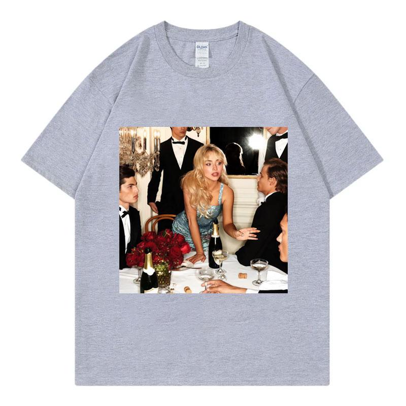Sabrina Carpenter Mans Best Friend Album Graphic T Shirts Men Women Fashion Y2k Oversized Tshirt Summer Casual Cotton Tshirts