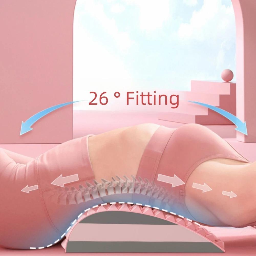 Portable Back Stretcher Pillow For Back Neck Relief Adjustable Spine Board Multi-Level Trigger Point Stretcher Posture Corrector