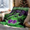 The Nightmare Before Christmas Pattern Blanket for Home Decoration, Bed, Sofa, Car Travel, Camping, Suitable for All Seasons, Birthday Christmas Gift