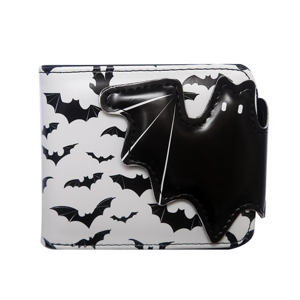 Large Capacity Foldable Coin Purse Multi-Functional Halloween PVC Wallet Travel