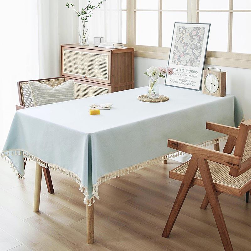 Ваби-саби Дзен Чайная церемония Прямоугольная скатерть с кисточками