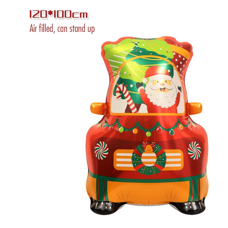1 шт. стоящий Санта Клаус фольгированный шар рождественские украшения тема Рождества тема вечеринки праздничная вечеринка новогодняя вечеринка семья