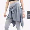 Спортивная юбка для йоги Bo Jue с завязками, защищающая от exposure