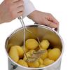 Stainless Steel Wave Shape Potato Masher Tool Kitchen Bar Potatoes Crusher Crushing Tool Kitchen