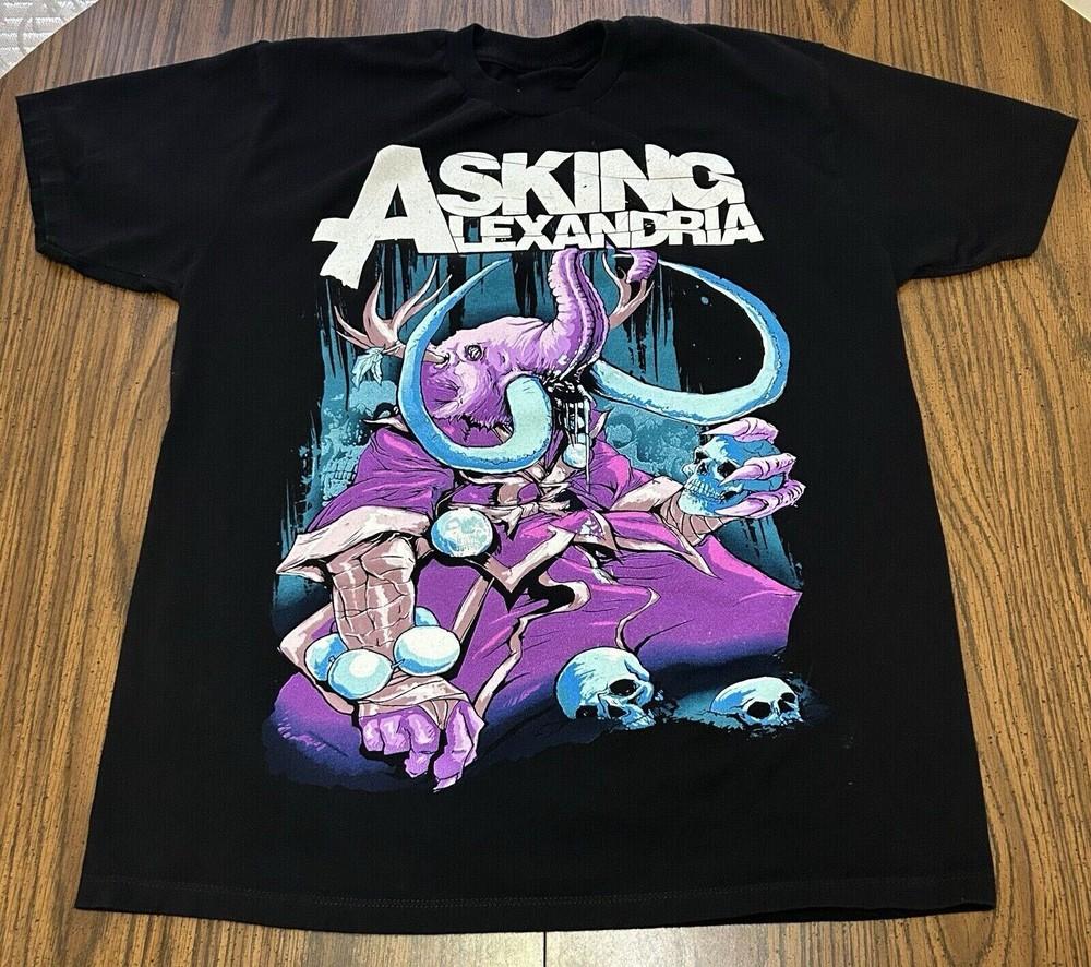 Asking Alexandria Devour Футболка Группы 2015 Унисекс Футболка Все Размеры от S до 5XL Унисекс Футболка
