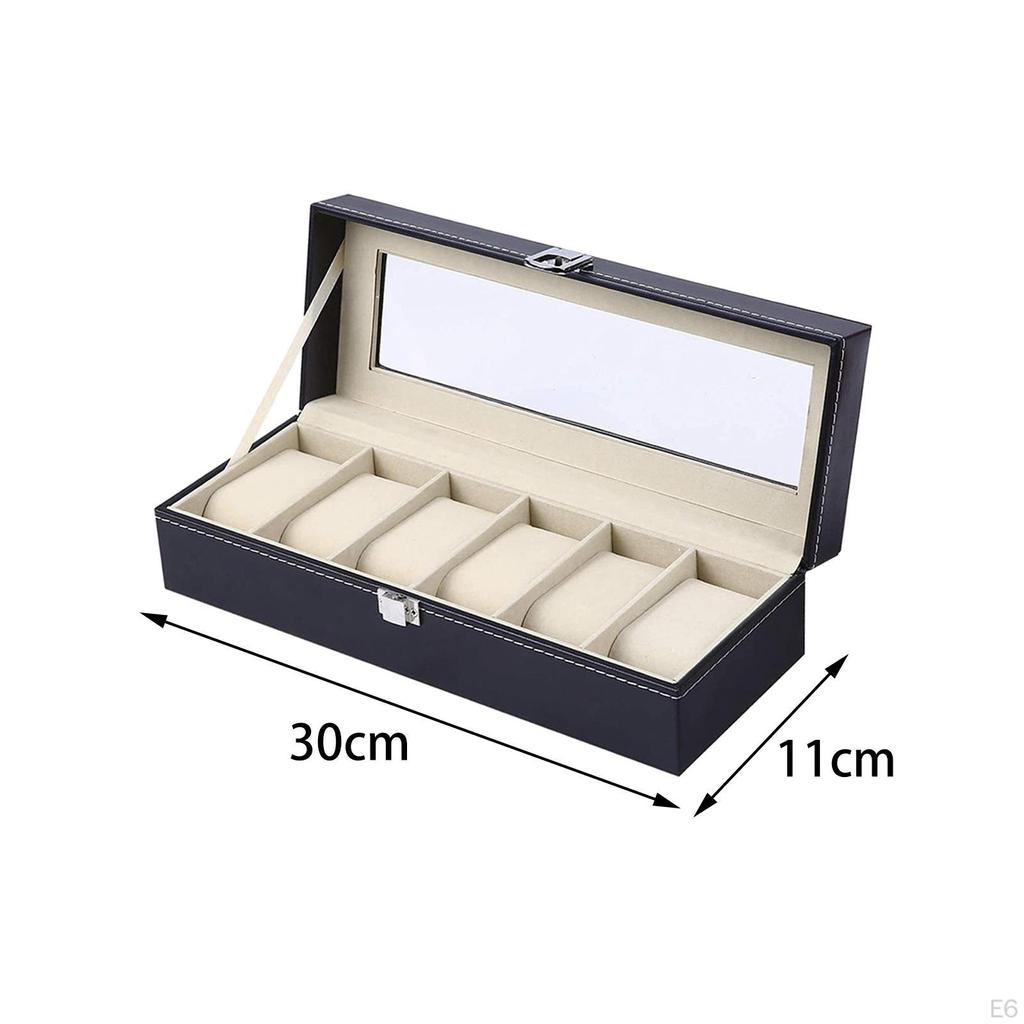Timepiece Storage Box: Elegant Wooden Organizer for Watches and Jewelry