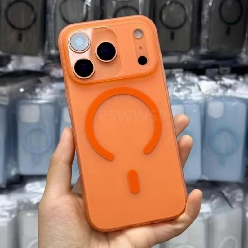 Для iPhone 17 Pro Max Air Magsafe Чехол Ультратонкий Тонкий Матовый Полупрозрачный Магнитный Чехол для iPhone 16 11 12 13 14 15 Pro Max Plus