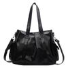 Large Capacity Tote Bag 2025 New Casual Versatile Foreign Style Shoulder Messenger Women's Bag Simple Retro Bag
