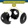 Hard-to-Remove Design Hard-to-Remove Door Handle Covers Baby Proof Door Knob Locks  For Toddlers
