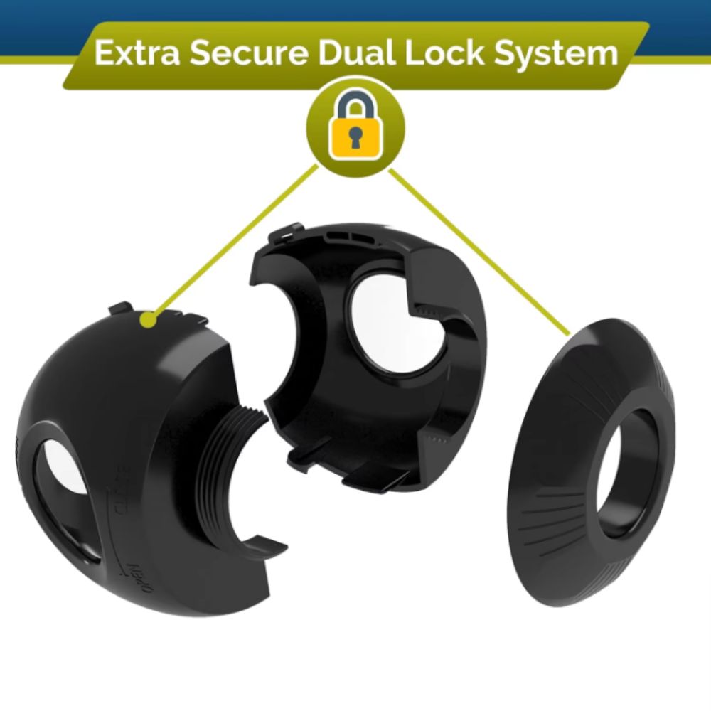 Hard-to-Remove Design Hard-to-Remove Door Handle Covers Baby Proof Door Knob Locks For Toddlers