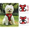1 Set Dog Harness Adjustable Sweat-absorbent Minimalist Reflective Strip Pet Leash Pet