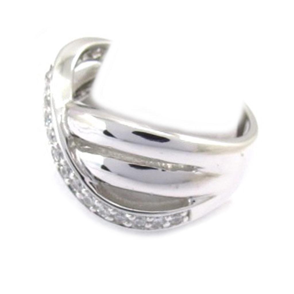 White 'Goddess' Silver Ring