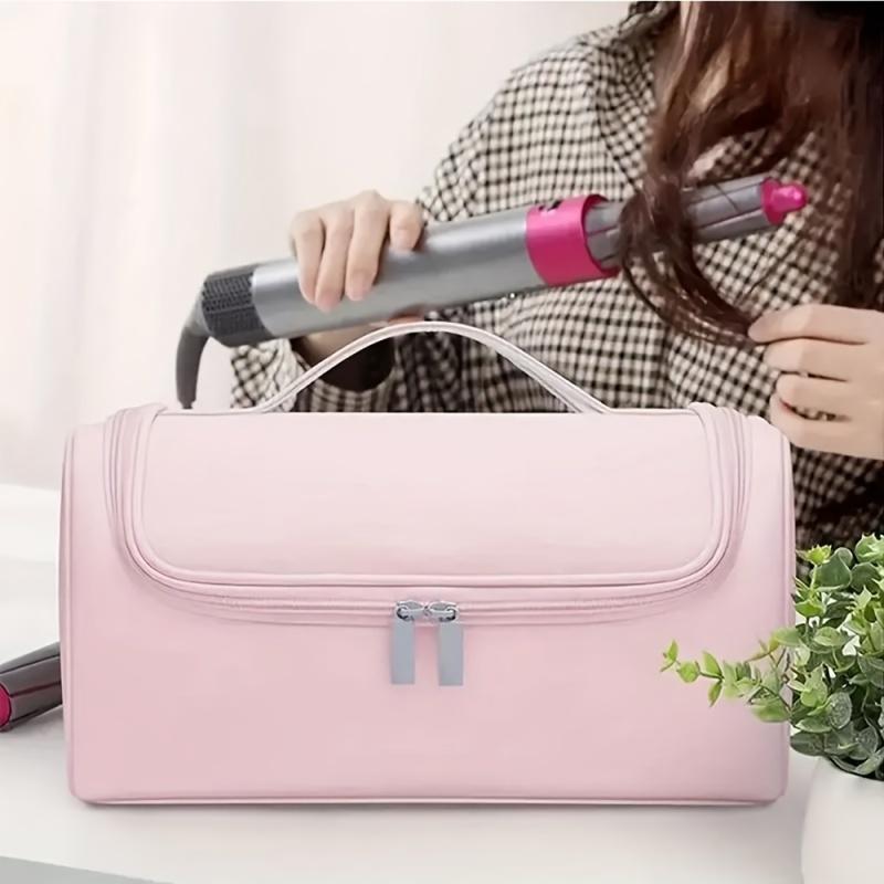 Портативный дорожный органайзер для набора фена D-Hair Dryer, вмещает насадки для завивки, выпрямляющие щетки, с застежкой-молнией, для хранения аксессуаров