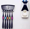 Wall-Mounted Automatic Toothpaste Dispenser and Toothbrush Holder