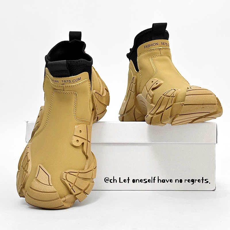 Slip-resistant Italy Mens Sneakers Black Heels Dress Men Shoes Men's Evening Shoes Sports What's Top Comfort Sho Flatas